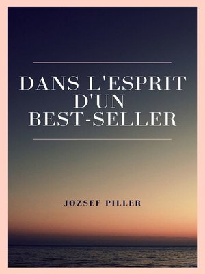 cover image of Dans l'esprit d'un best-seller